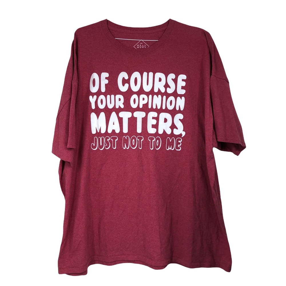 Well-Worn of Los Angeles Unisex Plus size 4XL Graphic Tee Funny Quote Comical
